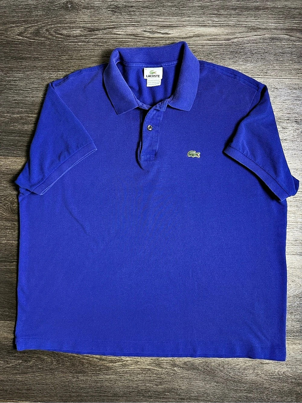 Lacoste Classic Fit L.12.12 Polo Shirt Men'Small Blue Polo Size 8 (US 3X)